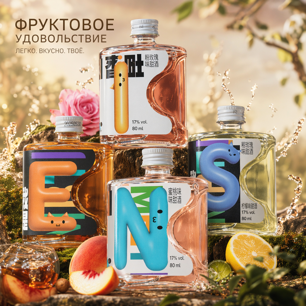 Серия ликёров Вэй Эр Ма Тэ (40% vol, 80 мл)