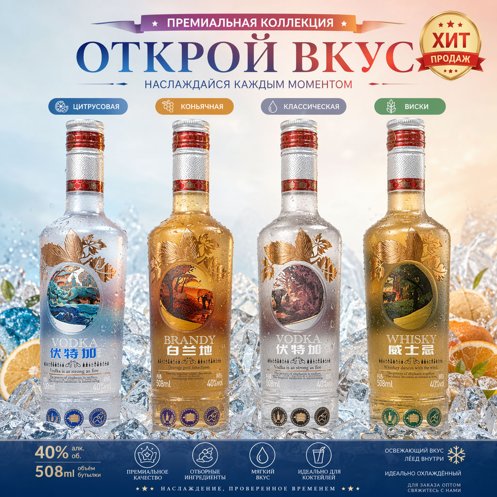 Крепкий напиток «Бродящий слон» Уиллмат（ 40% об.,  508 мл）
