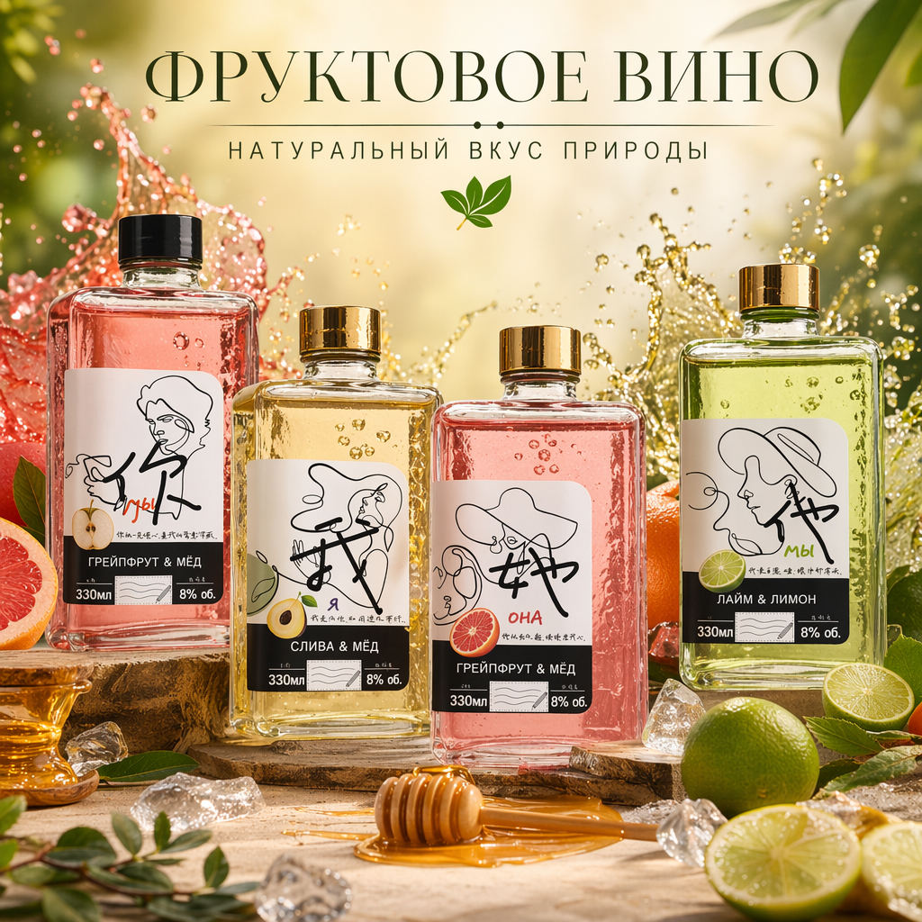 Ни Во Та Та — виски с фруктовым вкусом (8% vol, 320 мл)