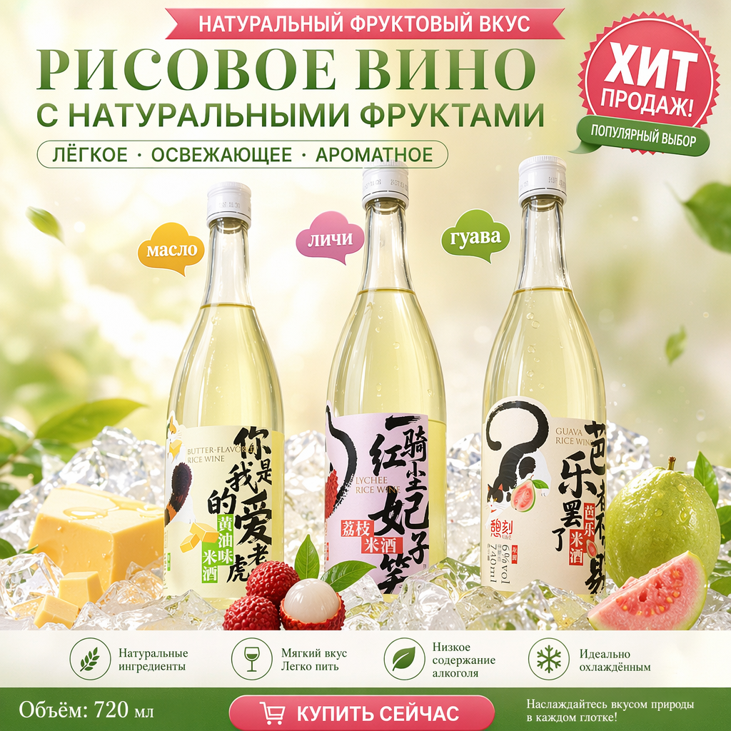 «Отдохни» – рисовая серия (6%, 740 мл)